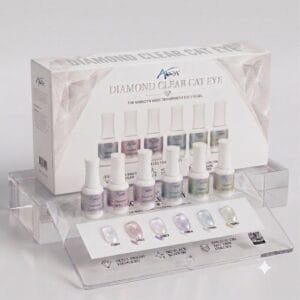 Diamond Clear Cat Eye Set